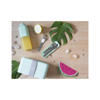 Набор из 3 столовых приборов в футляре Monbento MB Pocket Matcha