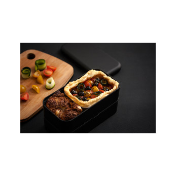 Форма для выпечки под ланч-бокс Monbento MB Original, серая и черная