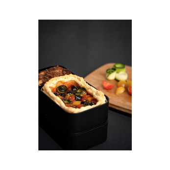 Форма для выпечки под ланч-бокс Monbento MB Original, серая и черная