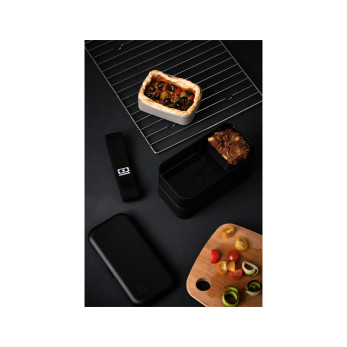 Форма для выпечки под ланч-бокс Monbento MB Original, серая и черная