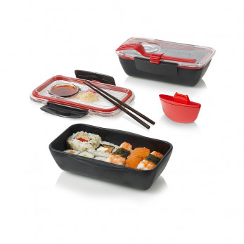 Ланч-бокс Black+Blum Bento Box, черный