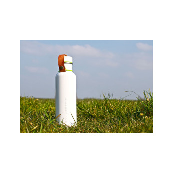 Фляга Black+Blum Water Bottle Large, белый и лайм