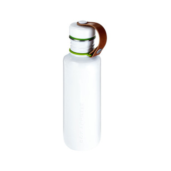 Фляга Black+Blum Water Bottle Large, белый и лайм