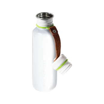 Фляга Black+Blum Water Bottle Large, белый и лайм