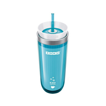 Стакан Zoku для охлаждения напитков Iced Coffee Maker, голубой