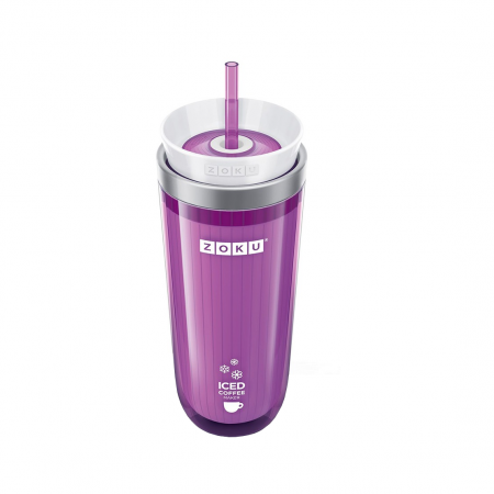 Стакан Zoku для охлаждения напитков Iced Coffee Maker, фиолетовый