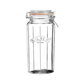 Банка гранёная Kilner Clip Top, 1.8 л