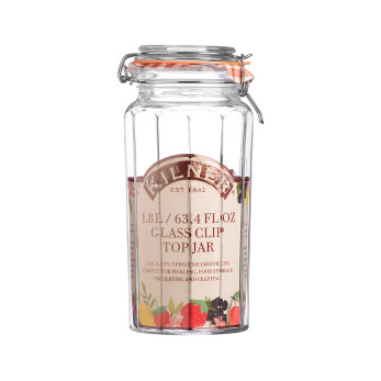 Банка гранёная Kilner Clip Top, 1.8 л