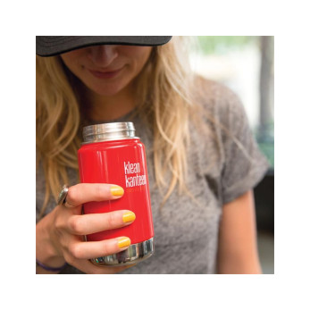 Термокружка Klean Kanteen Insulated Wide Café Cap, Mineral Red, 355 мл