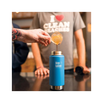 Термокружка Klean Kanteen Insulated Wide Cafe Cap, Sea Crest, 473 мл