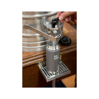 Термокружка Klean Kanteen Insulated Wide Cafe Cap, Brushed Stainless, 592 мл