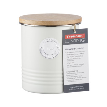 Емкость для хранения чая Typhoon Living, кремовая, 1 л