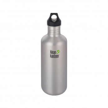 Бутылка Klean Kanteen Classic Loop, Brushed Stainless, 1.2 л