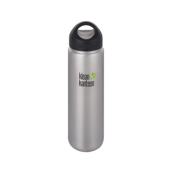 Термобутылка Klean Kanteen Insulated Wide Loop Cap, Brushed Stainless, 592 мл