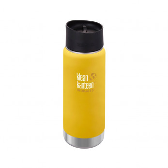 Термокружка Klean Kanteen Insulated Wide Cafe Cap, Lemon Curry, 473 мл