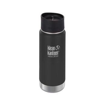 Термокружка Klean Kanteen Insulated Wide Cafe Cap, Shale Black, 473 мл