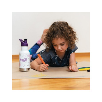 Детская термобутылка Klean Kanteen Insulated Kid Classic Sport, Unicorn Leap, 355 мл