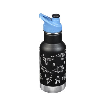 Детская термобутылка Klean Kanteen Insulated Kid Classic Sport, Paper Dinos, 355 мл
