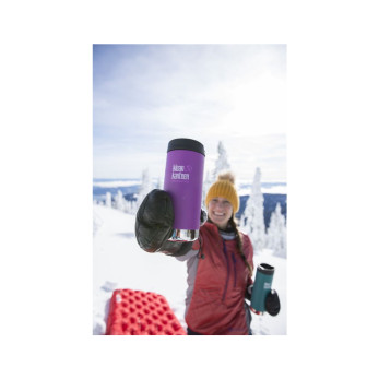 Термокружка Klean Kanteen TKWide Cafe Cap, Berry Bright, 355 мл