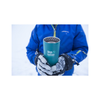 Термокружка Klean Kanteen TKWide Cafe Cap, Emerald Bay, 473 мл