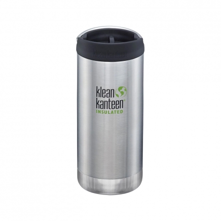 Термокружка Klean Kanteen TKWide Cafe Cap, Brushed Stainless, 355 мл