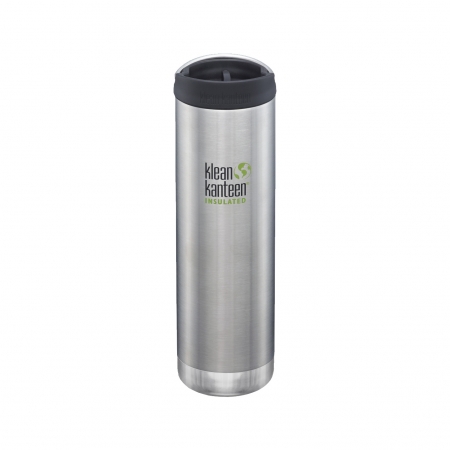 Термокружка Klean Kanteen TKWide Cafe Cap, Brushed Stainless, 592 мл