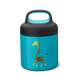Термос для еды Carl Oscar LunchJar Giraffe, 300 мл, бирюзовый