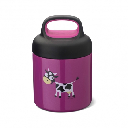 Термос для еды Carl Oscar LunchJar Cow, 300 мл, фиолетовый