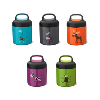 Термос для еды Carl Oscar LunchJar Spider, 300 мл, серый