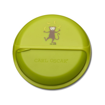 Ланч-бокс для перекусов Carl Oscar SnackDISC Monkey, лайм