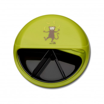 Ланч-бокс для перекусов Carl Oscar SnackDISC Monkey, лайм