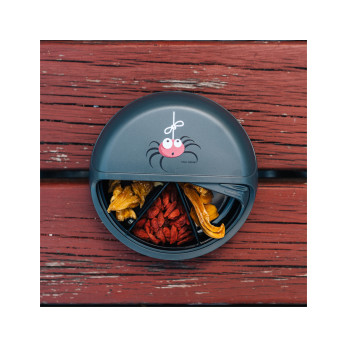 Ланч-бокс для перекусов Carl Oscar SnackDISC Spider, серый