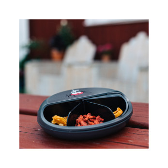 Ланч-бокс для перекусов Carl Oscar SnackDISC Spider, серый