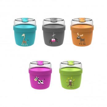 Ланч-бокс детский с охлаждающим элементом Carl Oscar N'ice Cup Cow, фиолетовый