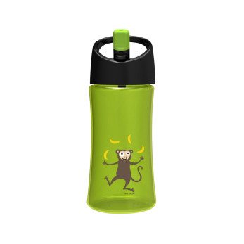 Детская бутылка для воды Carl Oscar Monkey, 350 мл, лайм
