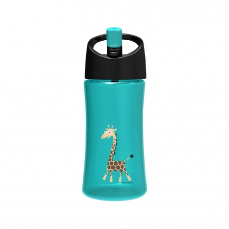 Детская бутылка для воды Carl Oscar Giraffe, 350 мл, бирюзовая