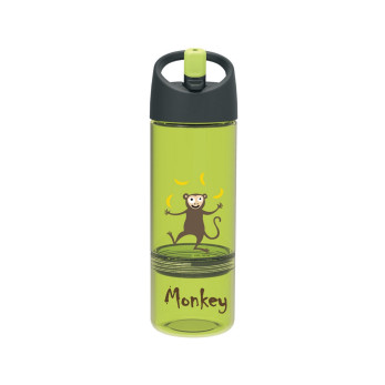 Детская бутылка Carl Oscar Monkey, 2в1, лайм