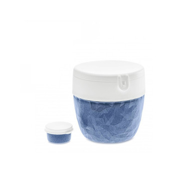 Ланч-бокс и соусница Koziol Club Bento Organic, синий