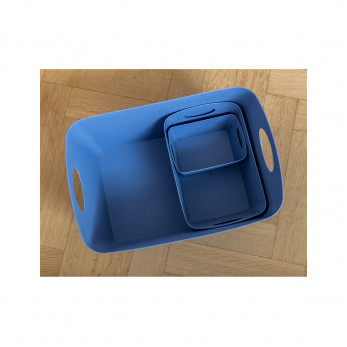 Контейнер для хранения Koziol Boxxx M Organic, 3.5 л, синий