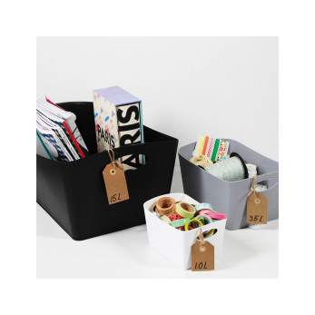 Контейнер для хранения Koziol Boxxx L Organic, 15 л, зелёный