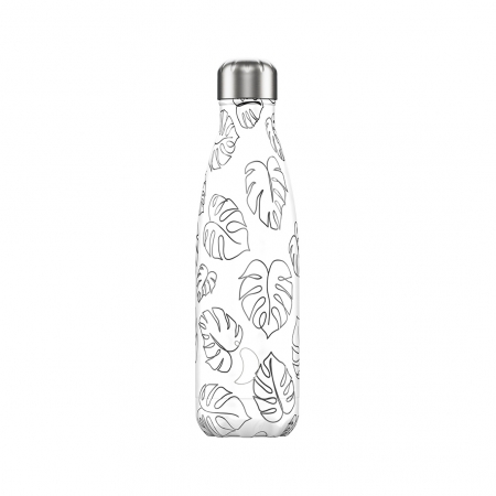 Термос Chilly's Bottles Line Drawing, 500 мл, Leaves