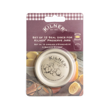 Набор из 12 плоских крышек Kilner, 6.7 см