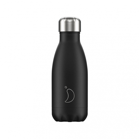 Термос Chilly's Bottles Monochrome, 260 мл, Black