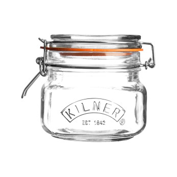 Банка Kiilner Clip Top, квадратная, 500 мл