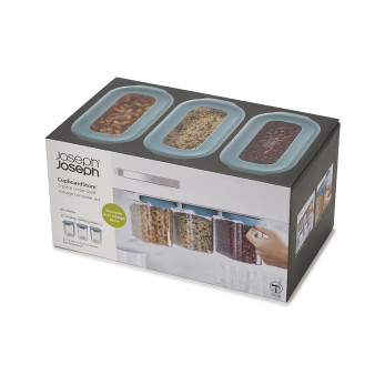 Набор из 3 подвесных контейнеров для хранения CupboardStore, 1.3 л