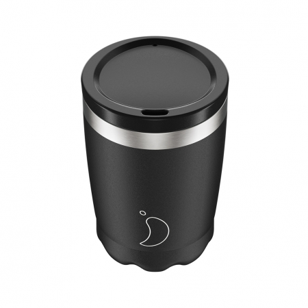 Термокружка Chilly's Bottles Сoffee cup, 340 мл, monochrome black