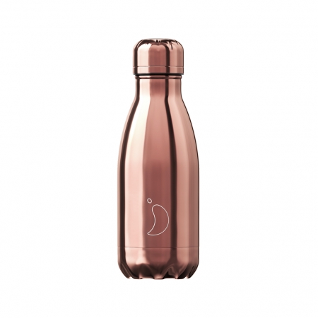 Термос Chilly's Bottles Chrome, 260 мл, rose gold