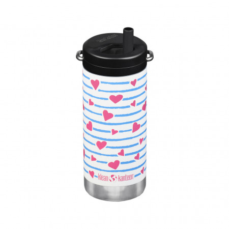 Термокружка Klean Kanteen TKWide Twist Cap, Heart Stripe, 355 мл