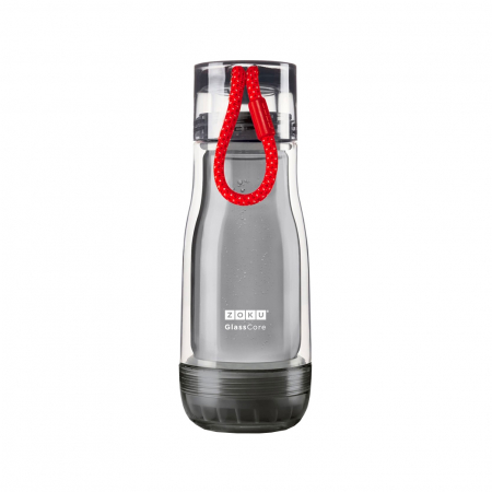 Бутылка Zoku Active, 325 мл, красная