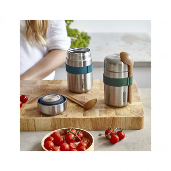 Термос для еды Black+Blum Food Flask B, 400 мл, оливковый